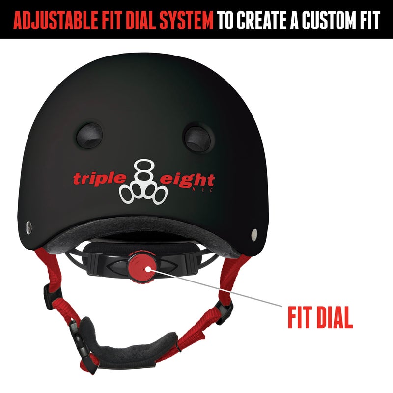Triple Eight LIL 8 Dual Certified Sweatsaver Kids Skateboard and Bike Helmet with Padded Chin Buckle, Neon Green Glossy, (Model: 3926) - Image 4